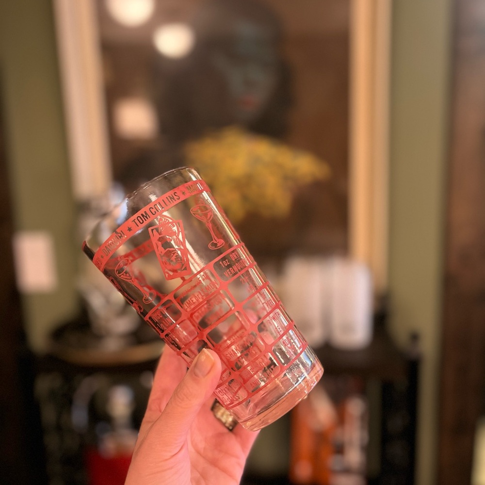 Vintage Midcentury Federal Glass Cocktail Shaker - Picture 2 of 5